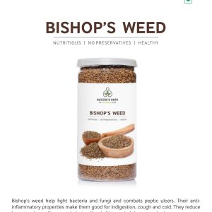 Product: Nature’s Park Roasted Bishop’s Weed (Ajwain) (Pet Jar) 100g