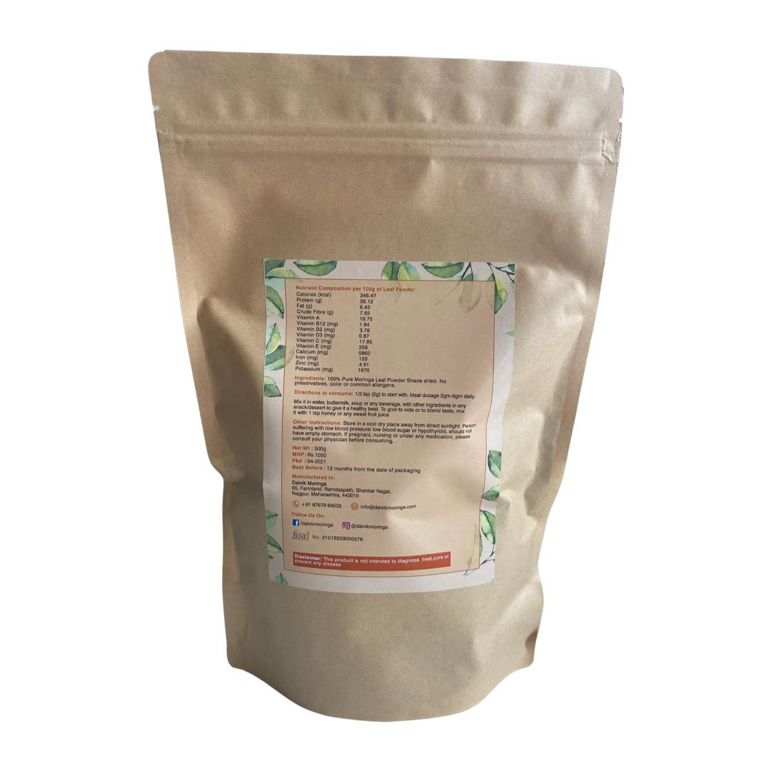 Product: Daivik Moringa Miracle Moringa Powder | 100% Natural | Immunity Booster, Anti Aging, Anti Oxidant | 500 gms