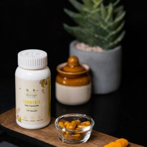 Product: Daivik Moringa Turmeric Veg Capsules | 100% Natural | Immunity Booster, AntiInflammatory, Antioxidant | 100 Caps Each
