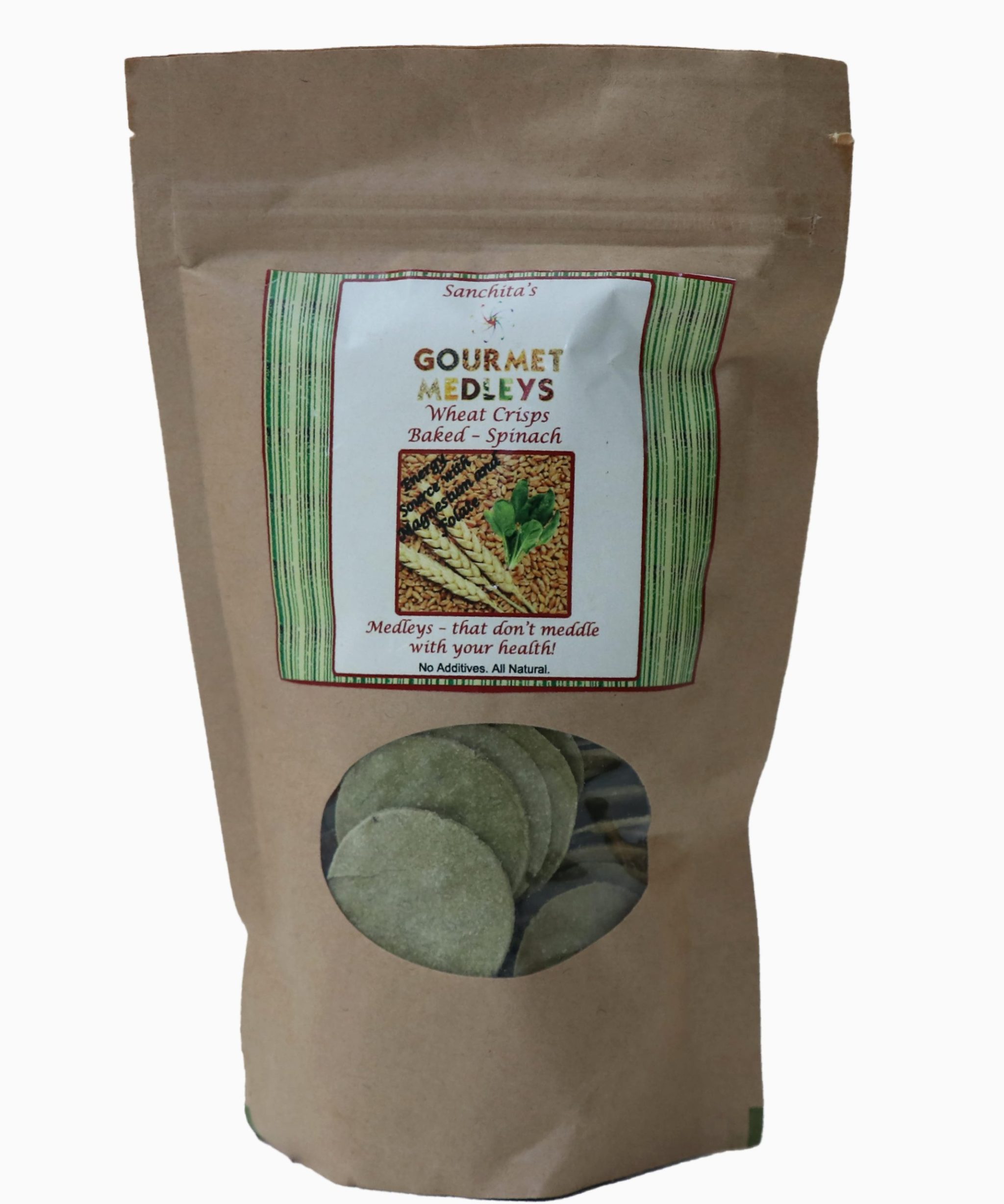 Product: Gourmet Medleys Husked Green Gram crackers Oregano& basil