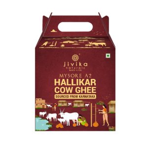 Product: Jivika Naturals Mysore A2 Hallikar Cow Ghee 500ml