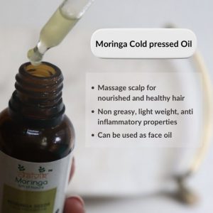 Product: Daivik Moringa Seeds Cold Pressed Oil | 100% Natural | Hair Growth & Skin Care | 100 ml