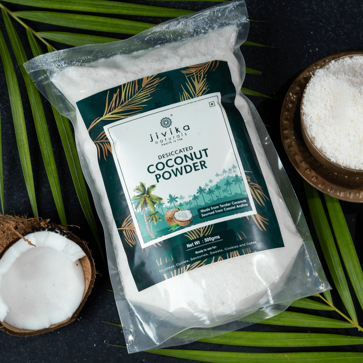 Product: Jivika Naturals Desiccated Coconut Powder 500g
