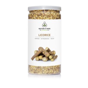 Product: Natures Park Licorice (Mulethi) 100% Herbal and  Natural Remedy Herb for Skin And Hair Care (Pet Jar)