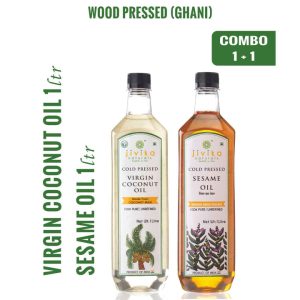 Product: Jivika Naturals Wooden Ghani Cold Pressed Mustard Oil