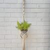 Product: Handcrafted Cotton Plant Hanger Plum Pink