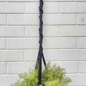 Product: Handcrafted Cotton Plant Hanger Black