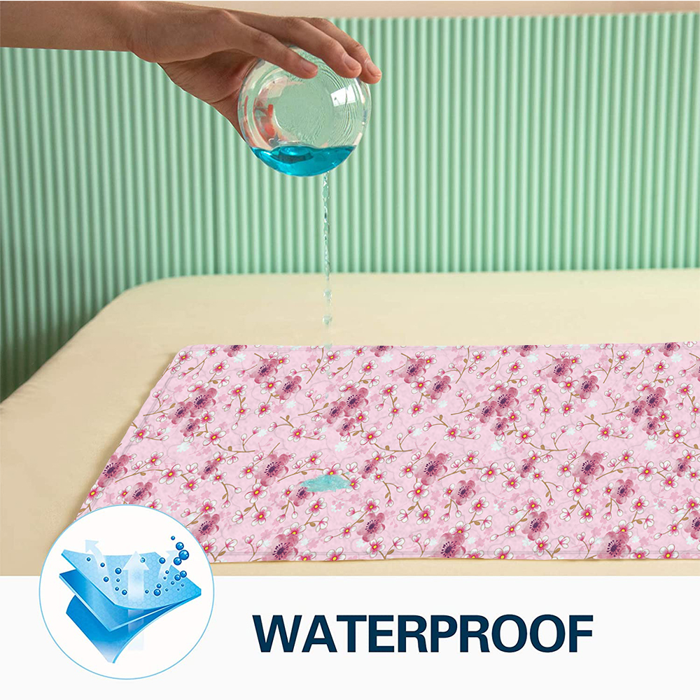 Product: Snugkins – Baby Urine Sheet, Reusable & Waterproof Nappy Changing Mat- Sakura