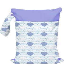 Product: Snugkins Cloth Diaper Wet Bag, Waterproof, Reusable for Travel – Yellow Fellow