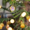Product: Scrapshala Christmas Ornaments Pack | Multipurpose | Resuable | Handpainted | Natural Wood