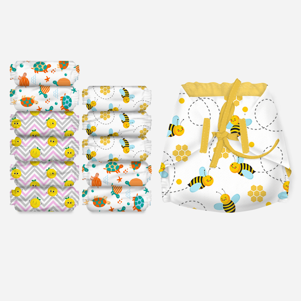 Product: Snugkins – New Age 100% Cotton Langot/Nappies for Newborn Babies Size 2 (3-7Kg) – Pack of 6
