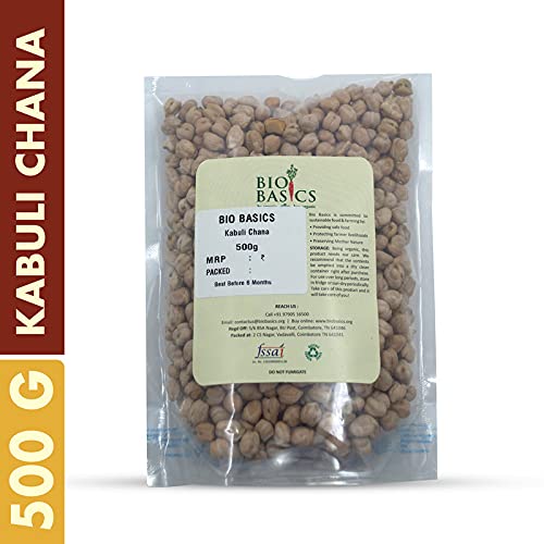 Product: Biobasics Organic Kabuli Chana, 500 g