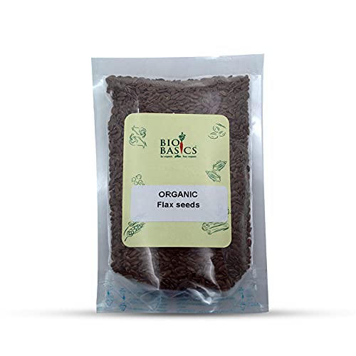 Product: Biobasics Organic Flax Seeds, 100g | Natural & Ethically sourced by Bio Basics