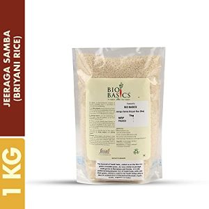 Product: Biobasics Jeeraga Samba Rice, 1 kg | Raw