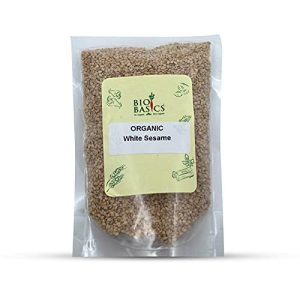 Product: Biobasics Organic White Sesame Seeds, 100g | Natural & Ethically sourced by Bio Basics