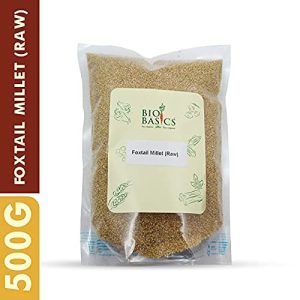 Product: Biobasics Foxtail Millet 500 g | Unpolished and Raw