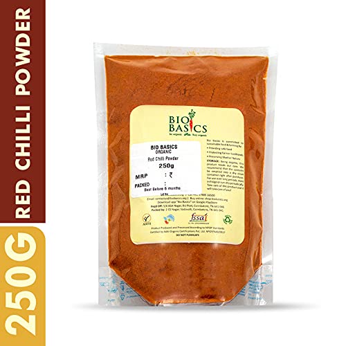 Product: Biobasics Red Chilli Powder, 250g