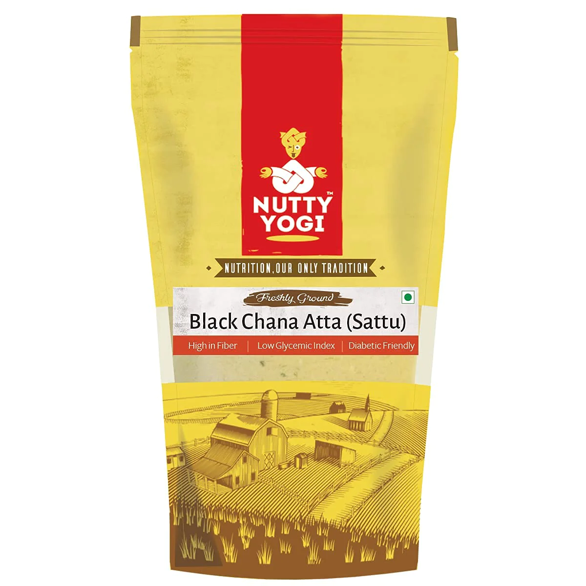 Product: Nutty Yogi Black Chana (Sattu) Atta