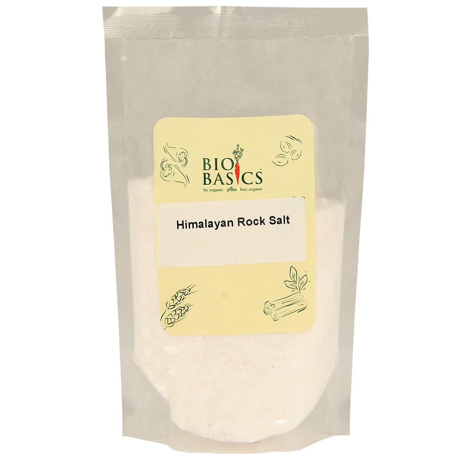 Product: Biobasics Himalayan Rock Salt Powder, 500g | Ethically sourced from Bio Basics