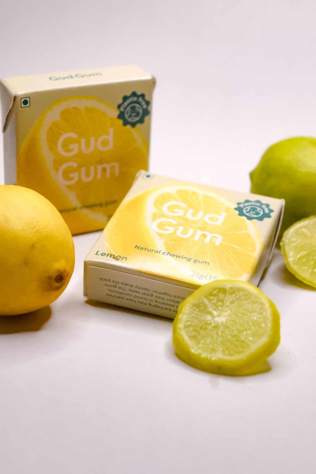 Product: Gud Gum- Natural Chewing Gum- Pack of 4 (Lemon)