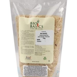 Product: Biobasics Kichadi Samba Rice, Semi-Polished, Parboiled, 5Kg