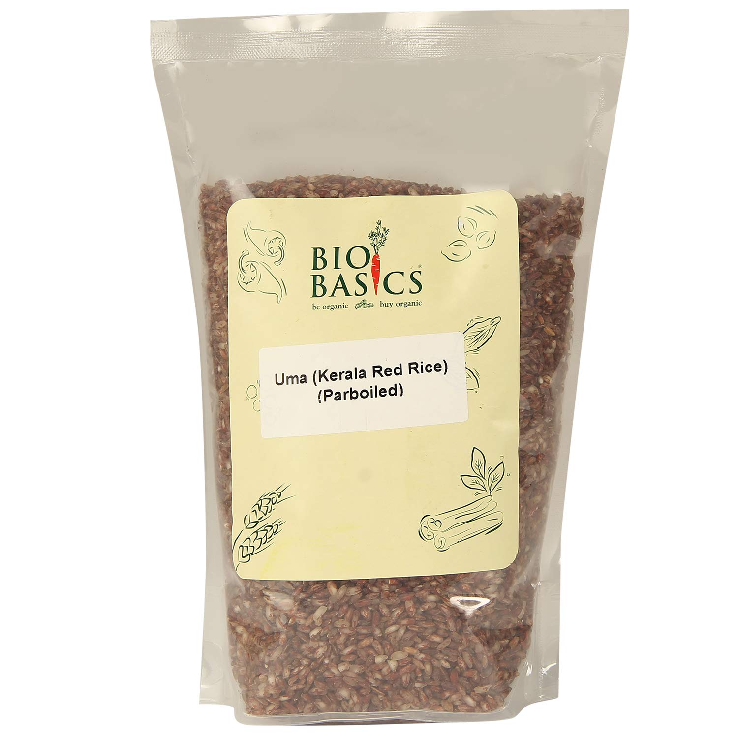 Product: Biobasics Uma Parboiled Red Rice, 1 kg