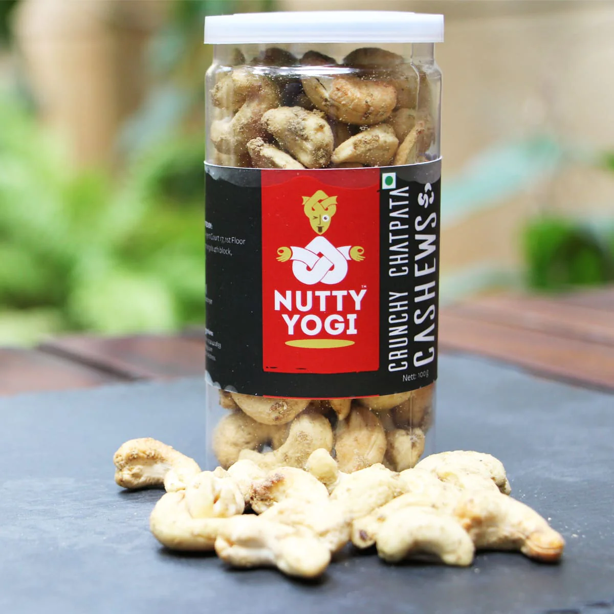 Product: Nutty Yogi Crunchy Chatpata Cashews 100 g