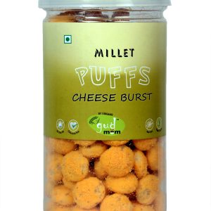 Product: Gudmom Millet Puffs Cheese Burst 80 g ( Pack Of 3 )