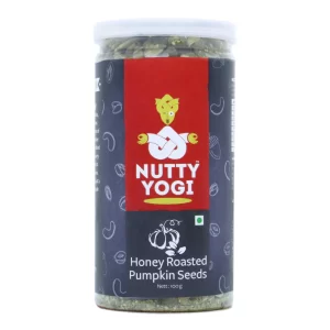 Product: Nutty Yogi Honey Roasted Pumpkin Seeds (100 g)