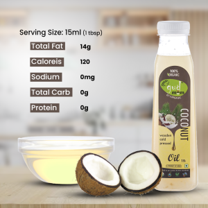 Product: Gudmom Organic Cold Pressed Coconut Oil 1 lit