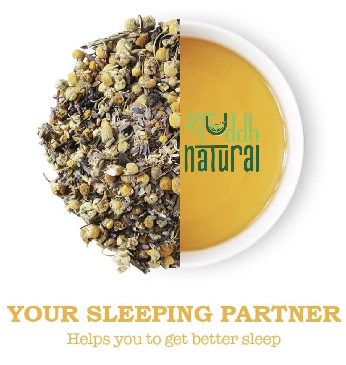 Product: Shuddh Natural SHUBH RAATRI – Good Night (Chamomile Lavender) Herbal Tisane Tea (80 g)