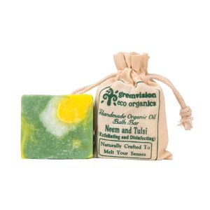 Product: Greenvision Eco-Organic Handmade Organic Oil Baby Bath Bar Almond Milk (For normal skin)