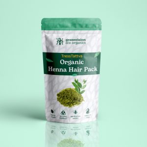 Product: Greenvision Eco-Organic Tress Tattva Organic Henna Hair Pack 200 g