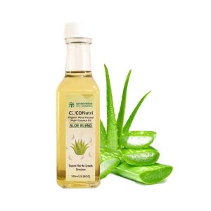 Product: Greenvision Eco-Organic Stone & Wood Pressed Coconut Oil – Aloe Blend – 100 ml