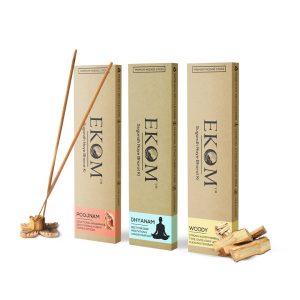 Product: Ekom Incense Sticks Meditation Combo Pack of 3, Poojnam | Dhyanam | Woody ( 42 Natural Incense in each pack)