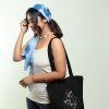 Product: Wear Equal Black Women Zippered Organic Cotton Tote Bag