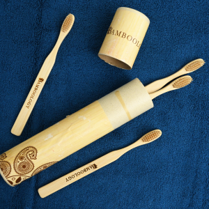 Product: Bamboo Wood Toothbrush | Set Of 4 | Plant Based Bristles