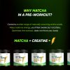 Product: Tencha Matcha Pre Workout + Shaker (30 Servings, 180g) & Free Iced Matcha | Dietary Supplements for Adults