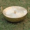 Product: Indian Bartan Brass Kadahi With Lid 1.5L