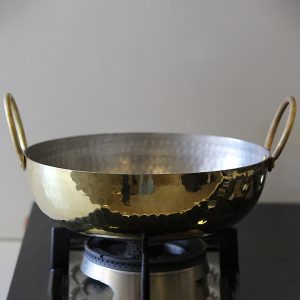 Product: Indian Bartan Brass Kadahi With Kalai 1.5L