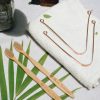 Product: Almitra Sustainables Bamboo Bristle Toothbrush & Copper Tongue Cleaner