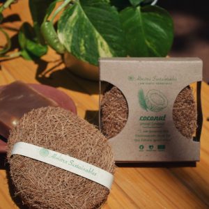 Product: Almitra sustainables Coconut Fiber – Coir Scrub pack of 3