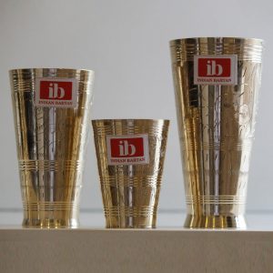 Product: Indian Bartan Brass Glass small