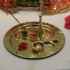 Product: Indian Bartan Brass Pooja Thali with Gift Box
