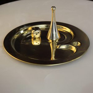 Product: Indian Bartan Brass Pooja Thali with Gift Box
