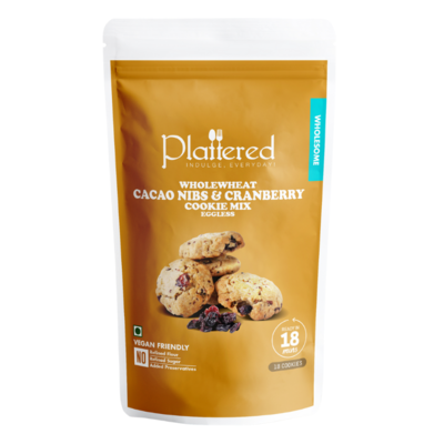 Product: Plattered Cacao Nibs & Cranberries Cookie Mix