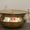 Product: Indian Bartan Brass sipri /handi with lid 3lt