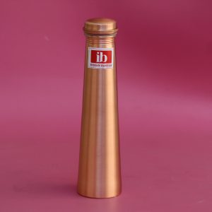 Product: Indian Bartan Copper Curved Bottle