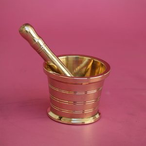 Product: Indian Bartan Brass Mamjista / Mortar