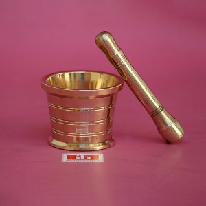 Product: Indian Bartan Brass Mamjista / Mortar